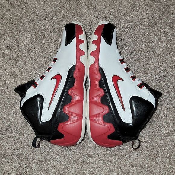 Nike Flight Shox Youth 2004 Blk White Red 040709 Size 5Y Sneakers 309649-161 - Picture 11 of 12